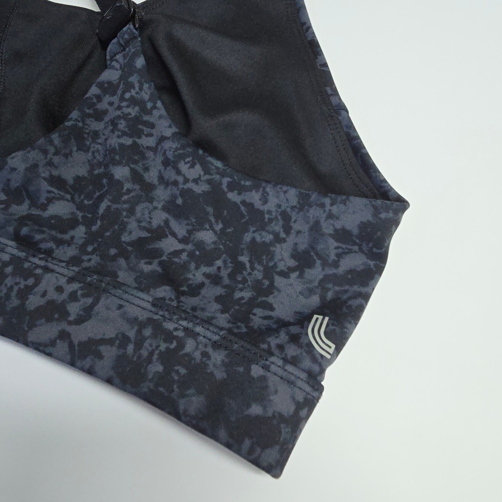 Lole Sports Bra Womens Large Black Grey Camo Crossback High Impact Athleisure - Picture 5 of 12